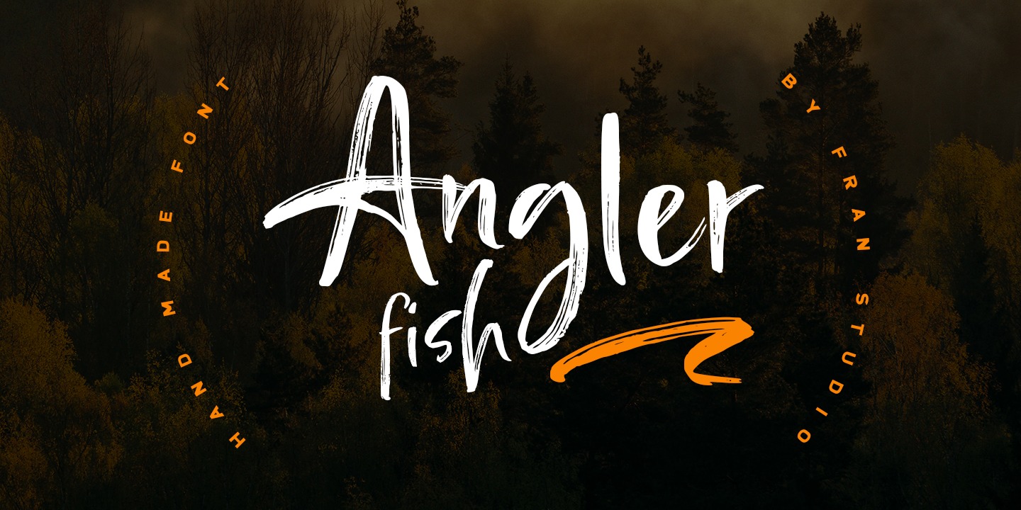 Angler Fish Font preview